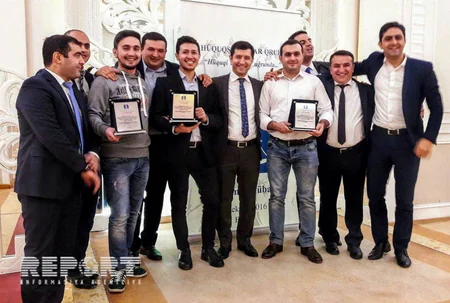 Reportun əməkdaşı Hüquqşünaslar Qrupu tərəfindən mükafatlandırılıb - FOTO