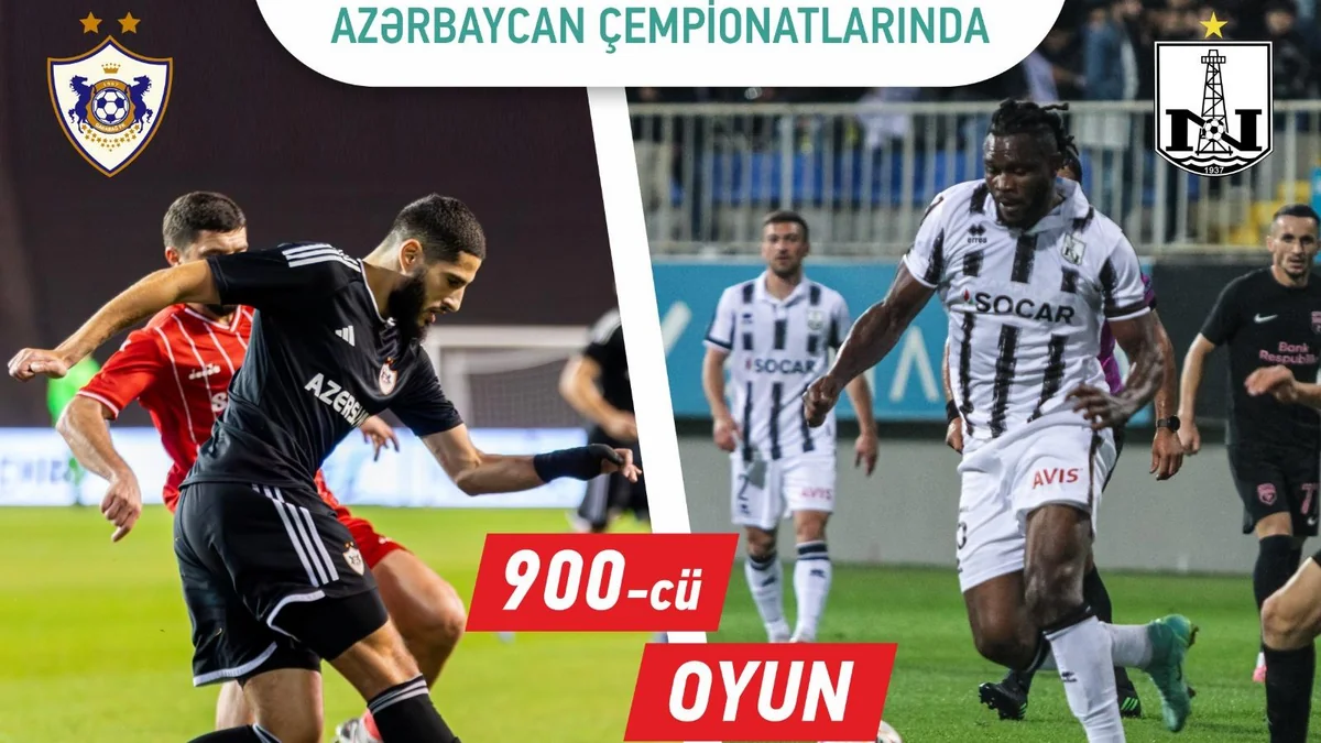 “Qarabağ” və “Neftçi” Azərbaycan çempionatlarında 900-cü oyununu keçiriblər