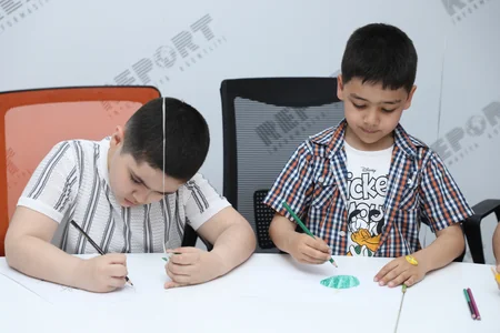 Festive atmosphere at Report News Agency on Children's Day