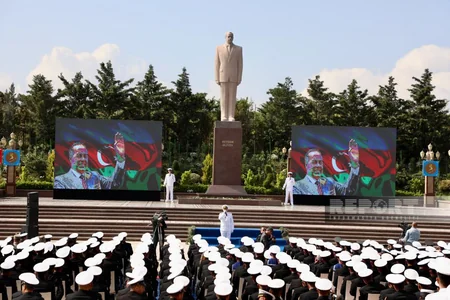 Hərbi Dəniz Qüvvələrində Ulu Öndərin 100 illik yubileyi qeyd olunub