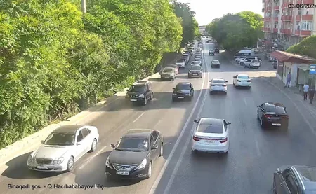 Bakının bir sıra yollarında tıxac müşahidə olunur
