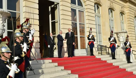 Prezident İlham Əliyev Parisdə Fransa Milli Assambleyasının sədri ilə görüşüb - ƏLAVƏ OLUNUB