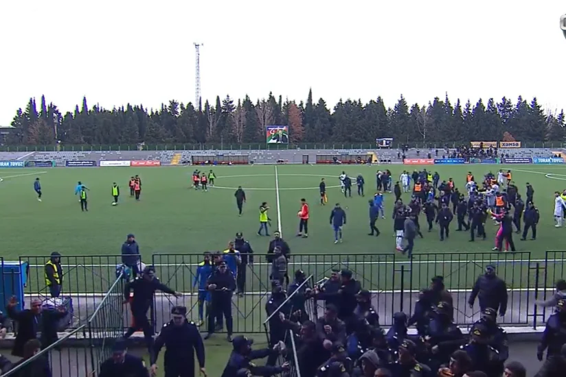 Turan Tovuz - Kəpəz oyunundan sonra dava düşüb