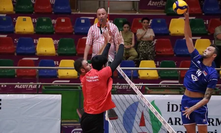 Azərbaycanın voleybol yığması Belarusa qalib gəlib