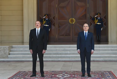 Official welcome ceremony held for President of Albania