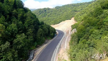 Toğanalı-Kəlbəcər-İstisu avtomobil yolu layihəsi üzrə işlər 41 % icra edilib