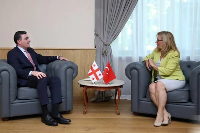 Gürcüstan XİN başçısı Türkiyə səfiri ilə vida görüşü keçirib