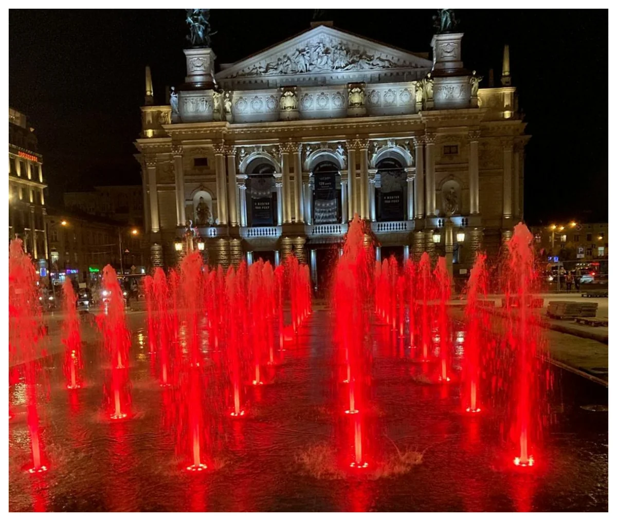 SOCAR Ukraynanın Lvov şəhərinin sakinlərinə fontan hədiyyə edib