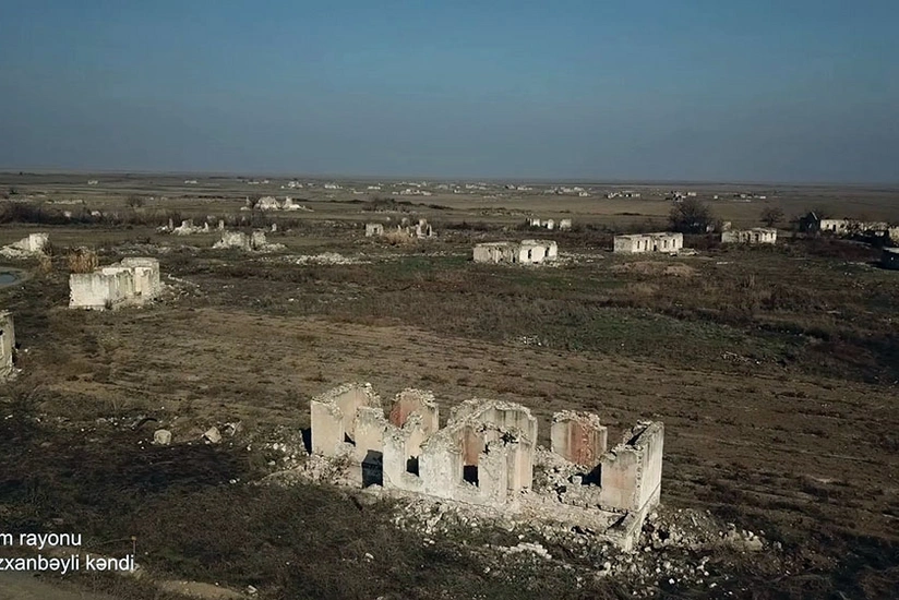 Ağdam rayonunun Eyvazxanbəyli kəndindən videogörüntülər