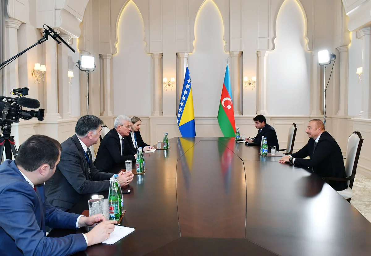 Prezident İlham Əliyev Bosniya və Herseqovinanın Rəyasət Heyətinin Sədri ilə görüşüb - YENİLƏNİB