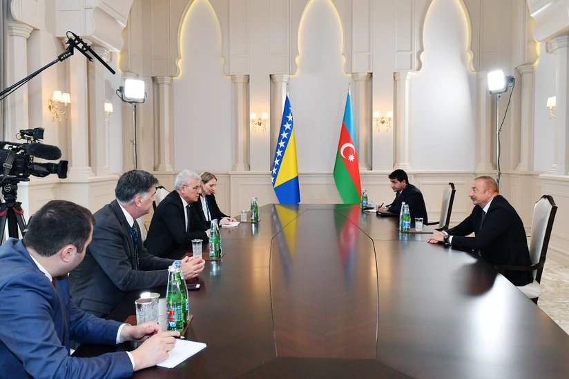 Президент Азербайджана встретился с председателем Президиума Боснии и Герцеговины