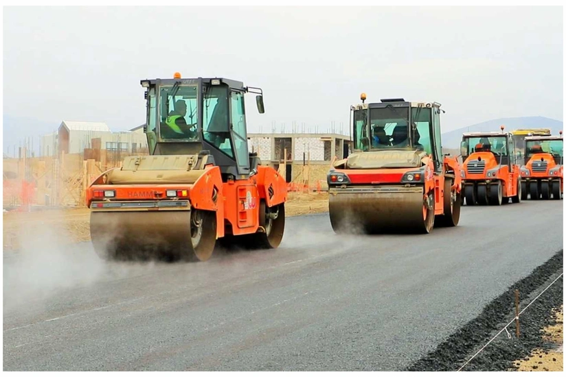 First stage of internal roads construction in Fuzuli completed by 30%