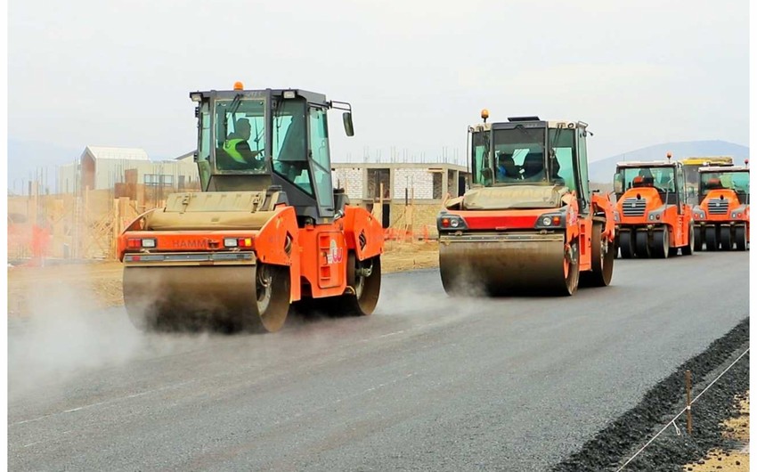 First stage of internal roads construction in Fuzuli completed by 30%