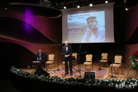 Aşıq Şəmşir Mədəniyyət Ocağı Məmməd Aslanın 80 illik yubileyini qeyd edib