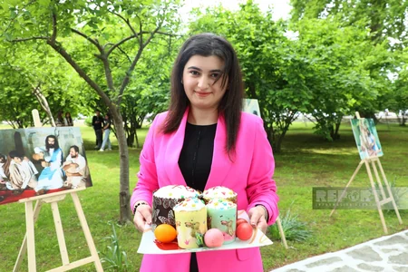 Qəbələdəki Cotari kilsəsində Pasxa bayramı qeyd edilib - YENİLƏNİB