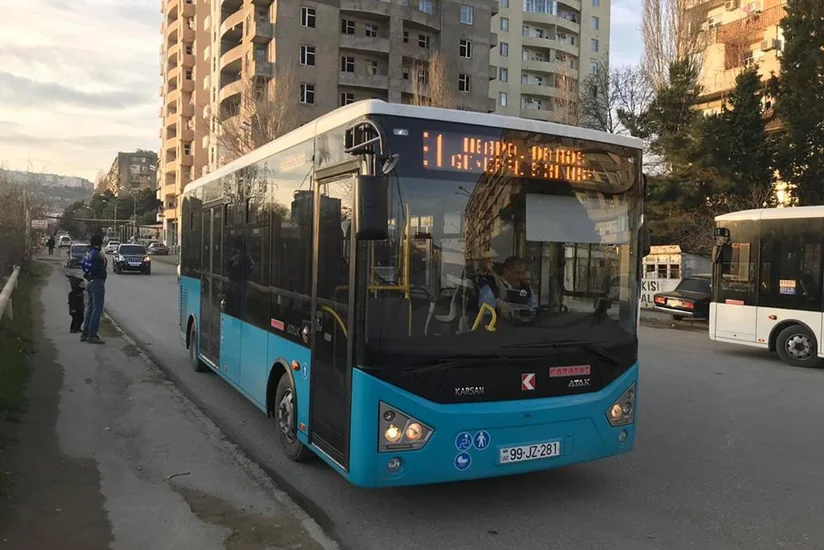 Bakıdakı 2 marşrut xəttində yeni avtobuslar istifadəyə verilib