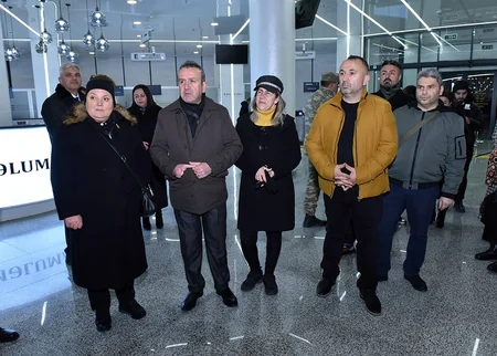 Türkiyədən olan bir qrup şəhid ailəsi Azərbaycana gəlib