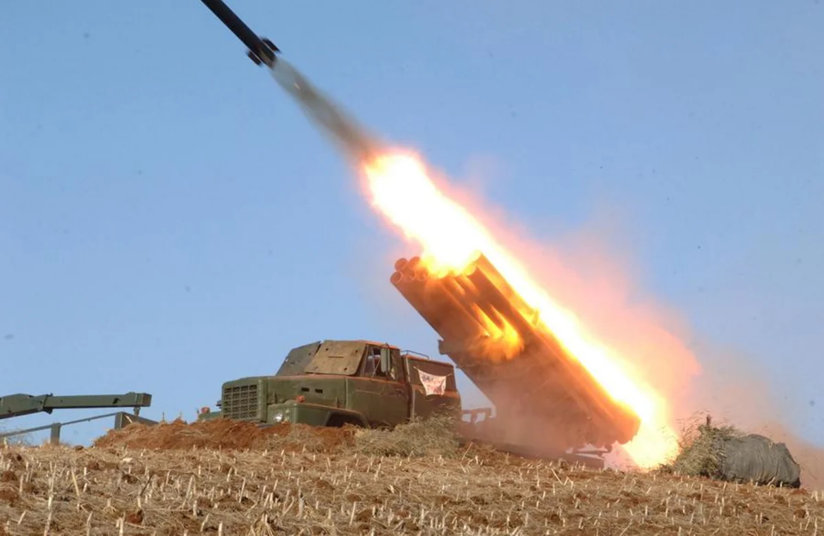 South and North Korea exchange fire over border
