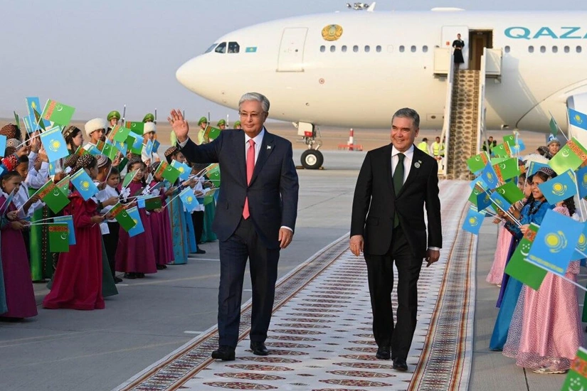 President of Kazakhstan arrives in Turkmenistan to attend UN conference