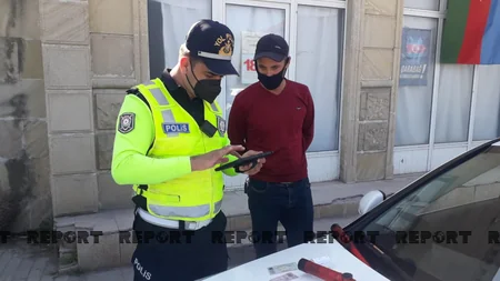 Kürdəmirdə 35 sürücü cərimələnib