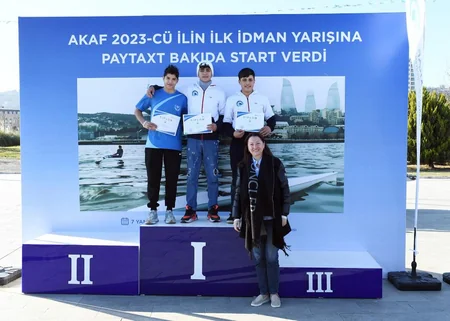 Kanoe və Avarçəkmə Federasiyası 2023-cü ilin ilk yarışını Bakıda keçirib