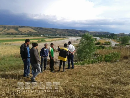 ​İsmayıllı və Göyçay rayonunun bir neçə kəndini sel suları basıb - FOTO
