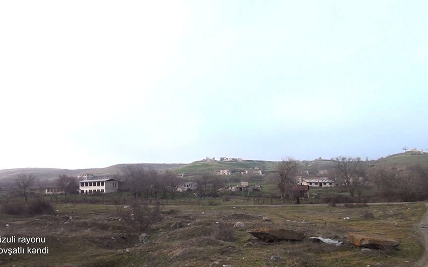 Füzulinin Govşatlı kəndinin görüntüləri
