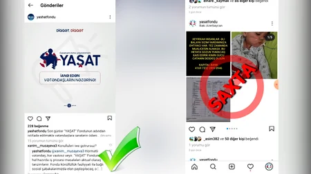 “YAŞAT” fondunun adından istifadə edərək yardımları ələ keçirmək istəyən şəxs saxlanıldı