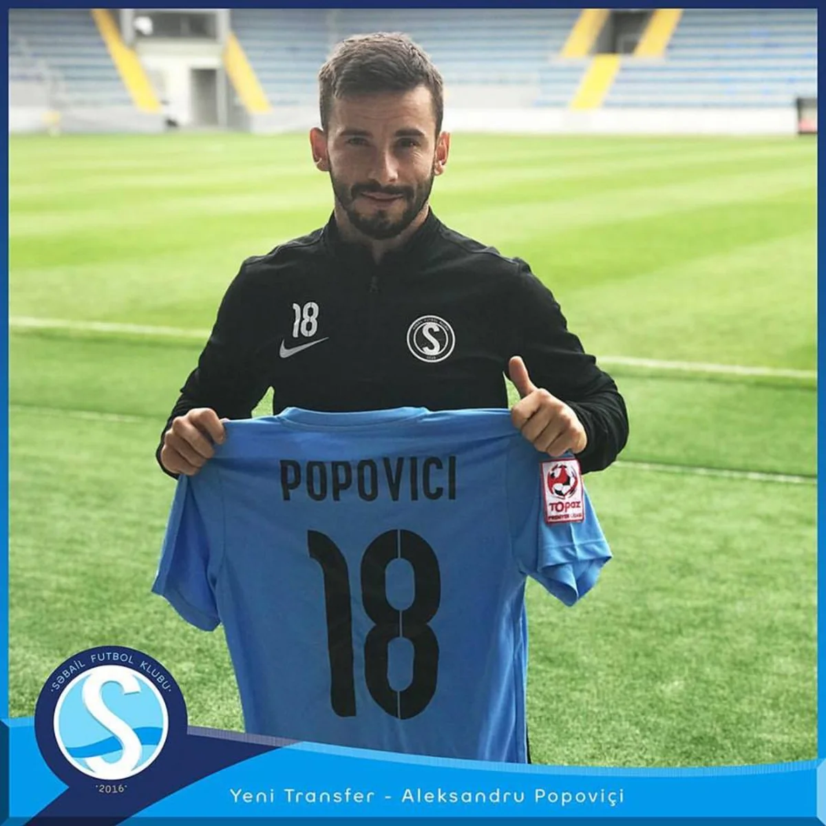 Səbail rumıniyalı futbolçu ilə müqavilə bağlayıb
