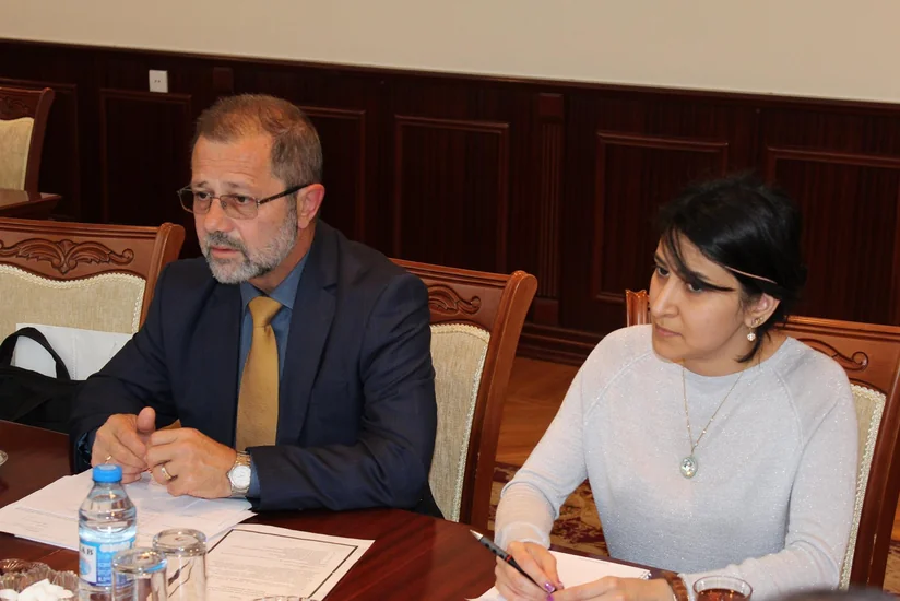 Tahir Budaqov Bolqarıstan Milli Statistika İnstitutunun prezidenti ilə görüşüb