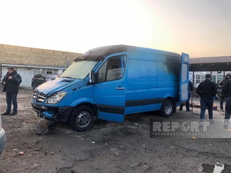 Sumqayıtda bazarda yanğın olub
