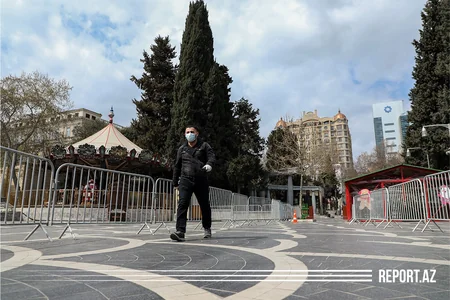 Xüsusi karantin rejimində olan Bakıdan - FOTOREPORTAJ