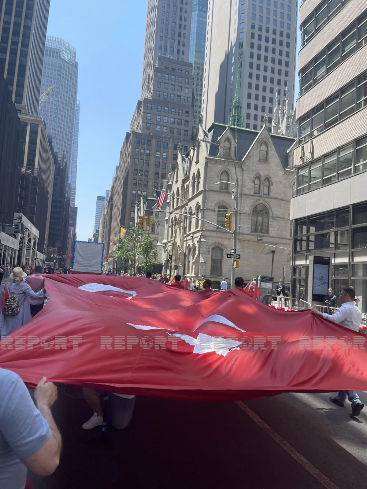 ABŞ-da türkdilli xalqların ictimai fəalları izdihamlı yürüş keçirib