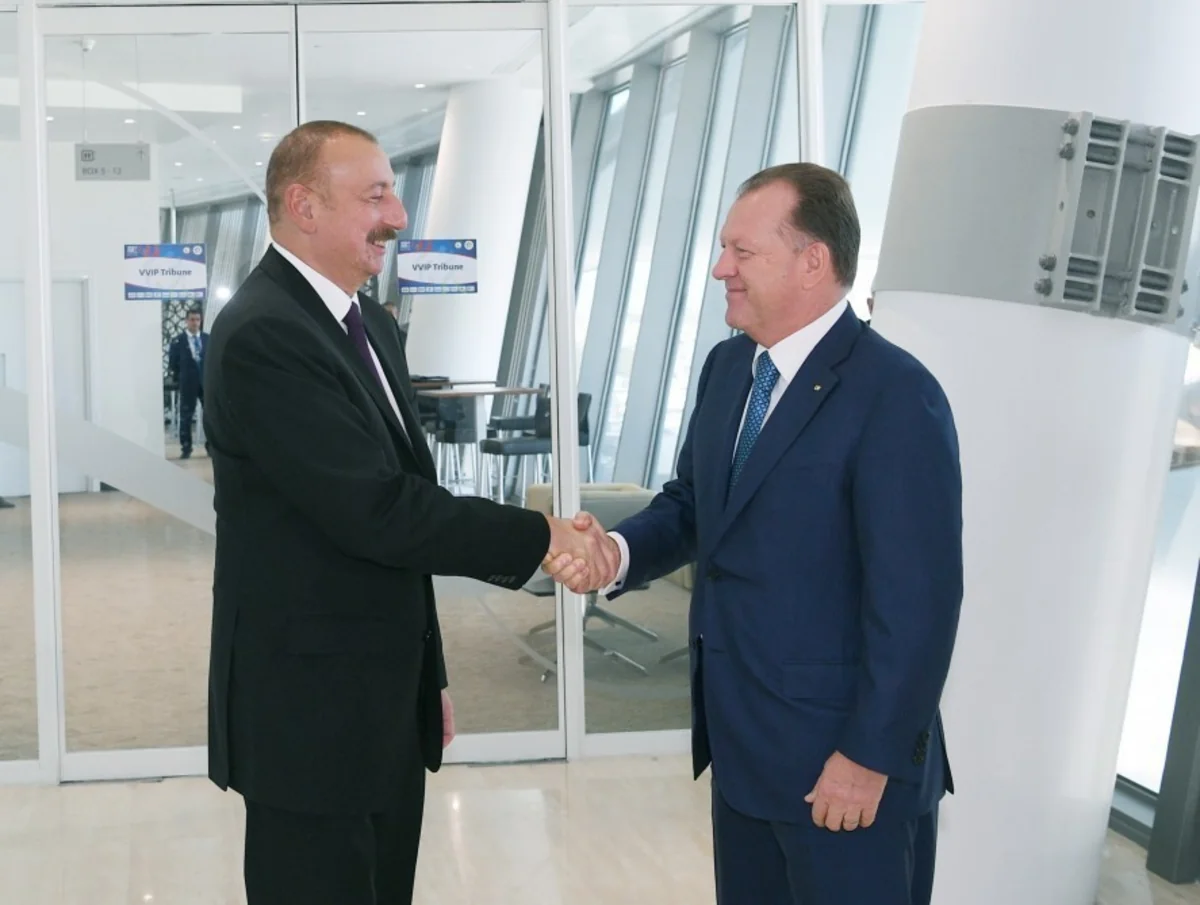 President of International Judo Federation congratulates Ilham Aliyev