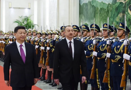 Prezident İlham Əliyevin Pekində rəsmi qarşılanma mərasimi olub