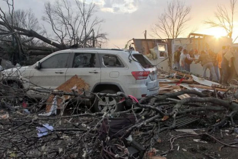 ABŞ-da qasırğa nəticəsində 6 nəfər ölüb, 40 nəfər xəsarət alıb