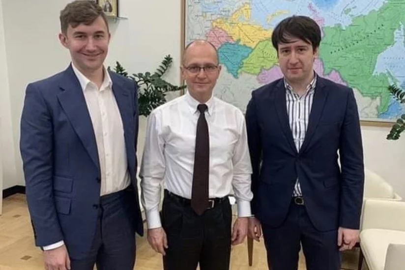 Teymur Rəcəbov Rusiya Prezidenti Administrasiyası rəhbərinin müavini ilə görüşüb