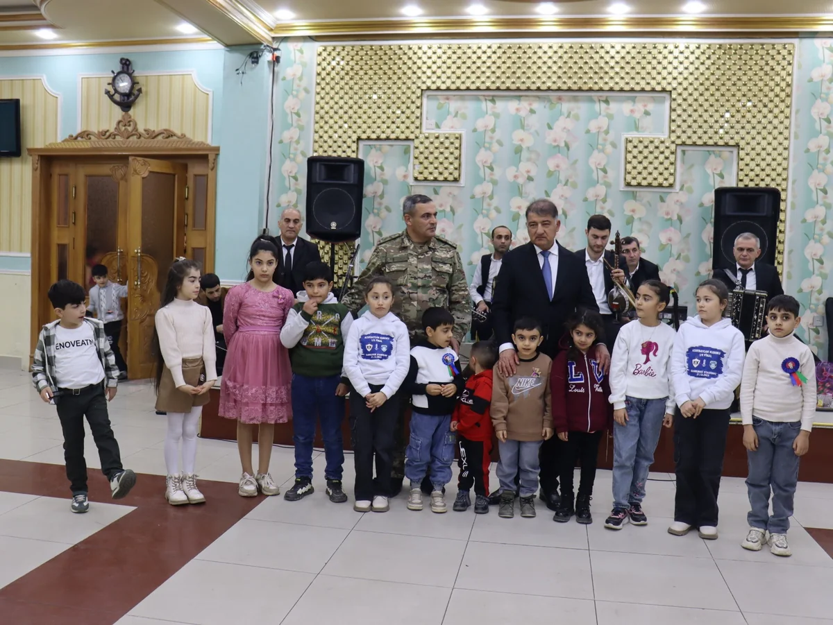 Samuxda şəhid övladlarının iştirakı ilə Yeni il şənliyi təşkil olunub