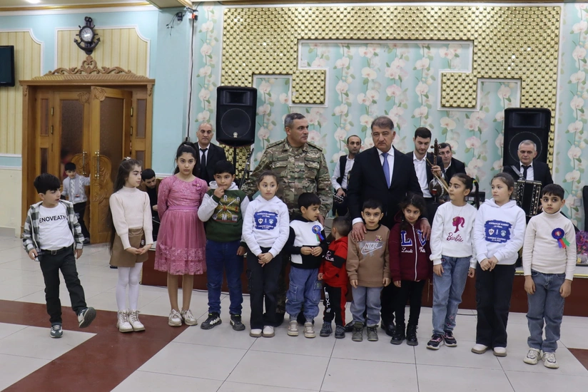 Samuxda şəhid övladlarının iştirakı ilə Yeni il şənliyi təşkil olunub