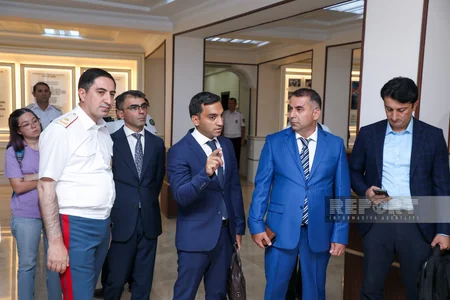 Naxçıvan gömrüyündə rəqəmsal həllər əsasında reallaşdırılan layihələrin təqdimatı keçirilib