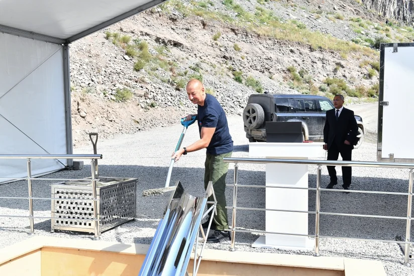 Kəlbəcər rayonunun Zar kəndinin təməli qoyulub