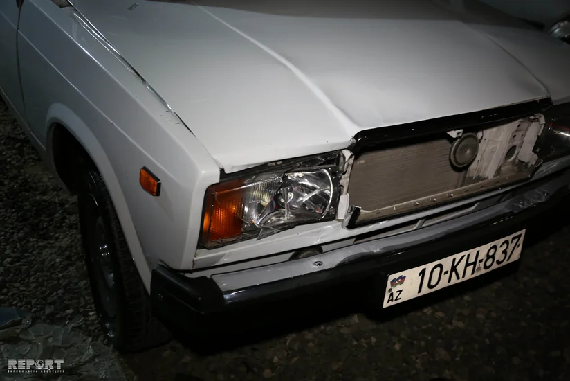 Paytaxtda kişi və qadını maşın vurub, biri ölüb, digəri yaralanıb - FOTO