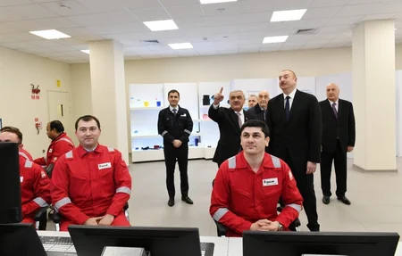 Prezident İlham Əliyev Sumqayıtda “SOCAR Polymer”in yüksək sıxlıqlı polietilen zavodunun açılışında iştirak edib - YENİLƏNİB-2