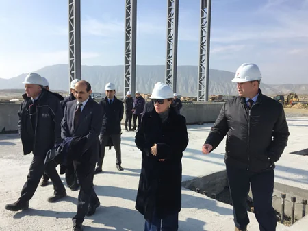 ​SOCAR-ın vitse-prezidenti Tullantı Mərkəzinin tikinti sahəsində olub