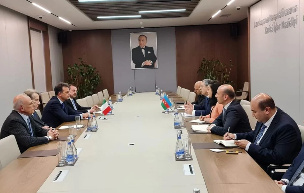 Azərbaycan və İtaliya arasında çoxölçülü strateji tərəfdaşlıq məsələləri müzakirə edilib