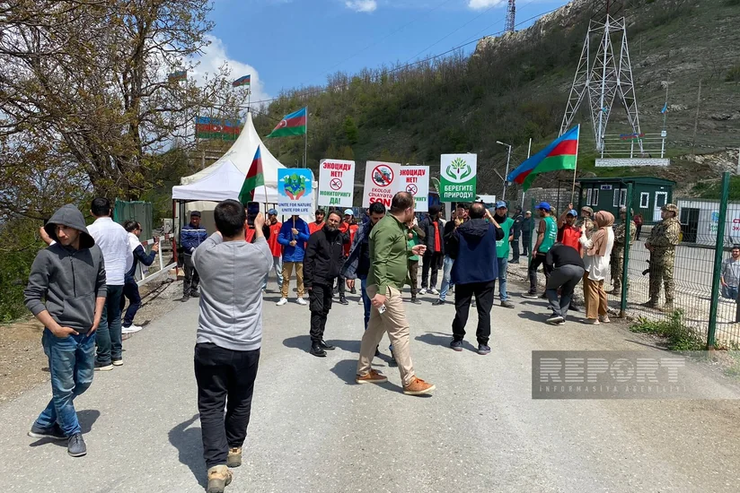 Турецких журналистов проинформировали об акции на дороге Ханкенди-Лачын