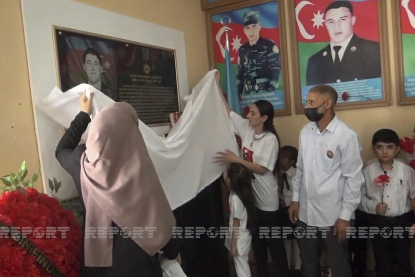Cəlilabadda Murov aslanının barelyefinin açılışı olub