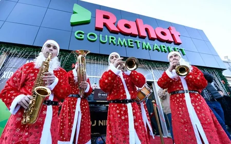 Bakıda yeni “RAHAT” Gourmetmarketin təntənəli açılışı olub