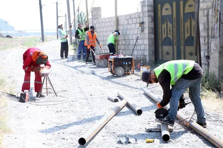 ”Azəriqaz” Sumqayıtda yeni massivi qazlaşdırma işlərini aparır