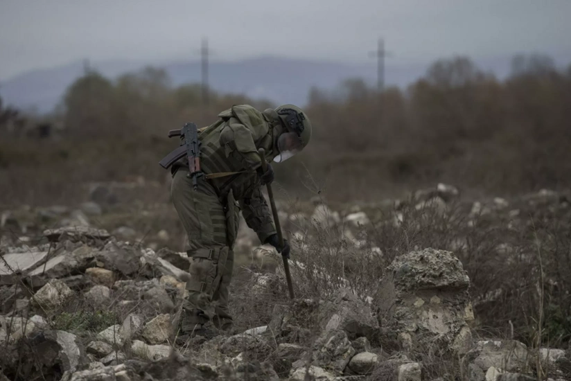Armenia spent 50% of military budget on mining of Karabakh